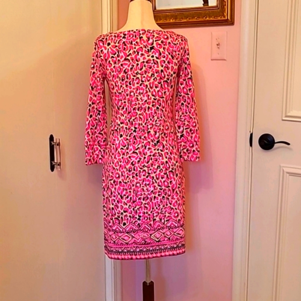 LILLY PULITZER pink cheetah dress - Picture 2 of 7